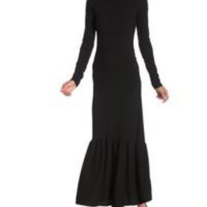 Black Bodycon Maxi Dress